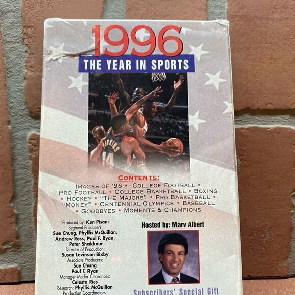 Sealed!! Sports Illustrated 1996 The Year In Sports VHS VCR Video Tape Go Sports - Picture 4 of 4